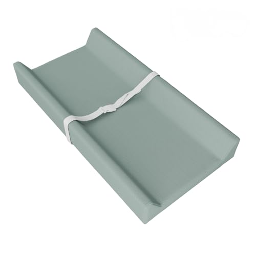 Kwueiit 革、ベビー着替えマット、おむつ替えマット、防水&拭き取りPUカバー付き標準サイズで快適な着替えテーブルマットドレッサー/テーブル用 (?色)