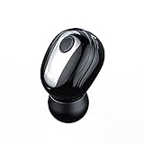 XBAKETOP X8 Bluetooth Earpiece Wireless Headphone Mini Invisible Earbud, 6 Hrs Playtime Hands-Free Car Bluetooth Headphone, Tiny Smallest Headset Single Earphone with Mic for iPhone Samsung Galaxy