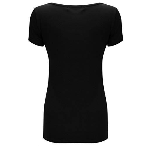 OThread & Co. Women's Short Sleeve T-Shirt Scoop Neck Basic Layer Stretchy Shirts4