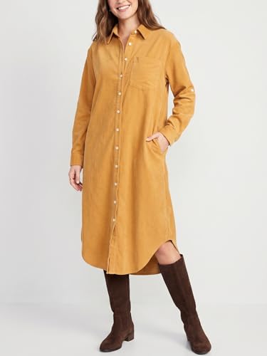 Image of Kuraki Women's Casual Print Button Front Maxi Shirt Dress