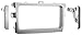 Metra 95-8223S Double DIN Installation Kit for 2009-up Toyota Corolla Vehicles (Silver)