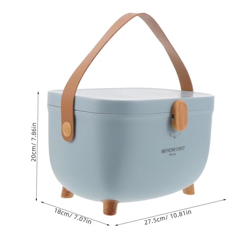 Boîte de rangement pour médicaments étanche à double compartiment avec poignée - 4