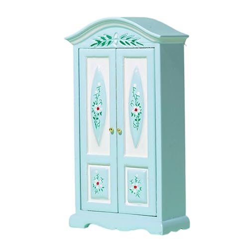 Armario miniatura de casa de muñecas regalo ideal coleccionistas escala 1:12