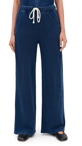 Z SUPPLY Women's Hunter Knit Denim Pants, Indigo, Blue, S