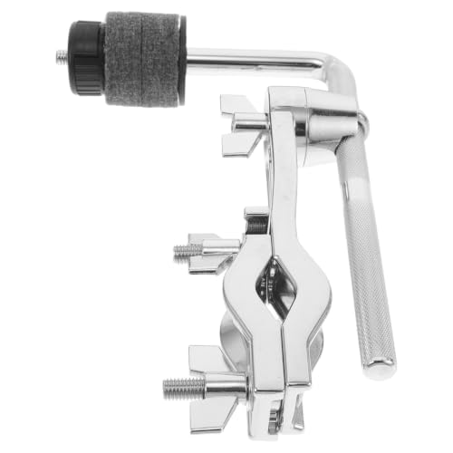 Soporte de brazo para platillos cromado HOMSFOU, instalación sencilla, accesorio versátil para batería miniatura 1