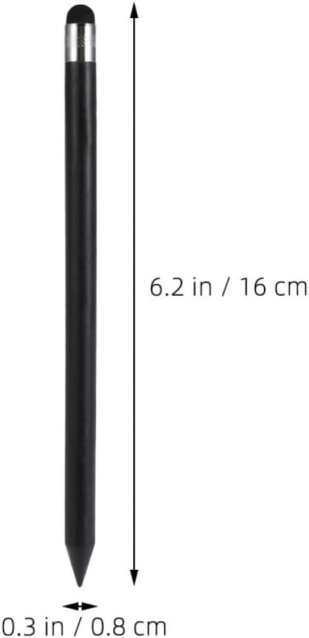 UKCOCO 2pcs Retro Capacitive Stylus Pen for Touchscreens, High Sensitivity Writing Accessory for Tablets and Smartphones, Black Portable Stylus Pens for Home and Office Use image 2