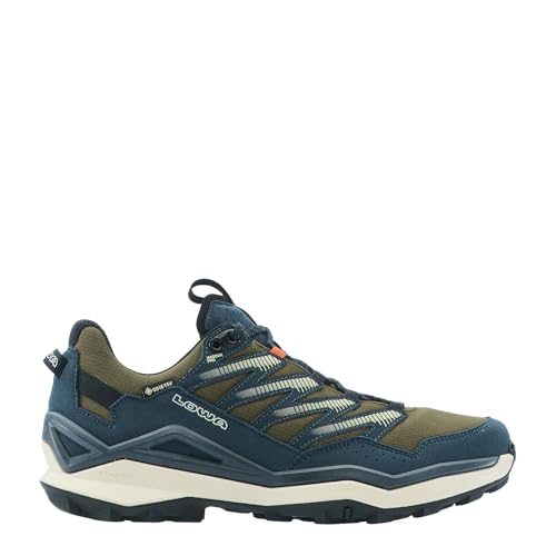 LOWA Zapatillas bajas MADDOX PRO GTX LO, azul marino oliva, 46.5 EU