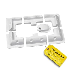 Avoltik Solarpanel Eckhalterung mit Kabelführungsdose