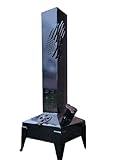 High Quality Smudge Pot with American Flag Design. Outdoor Heater for Diesel, Oil, and Kerosene