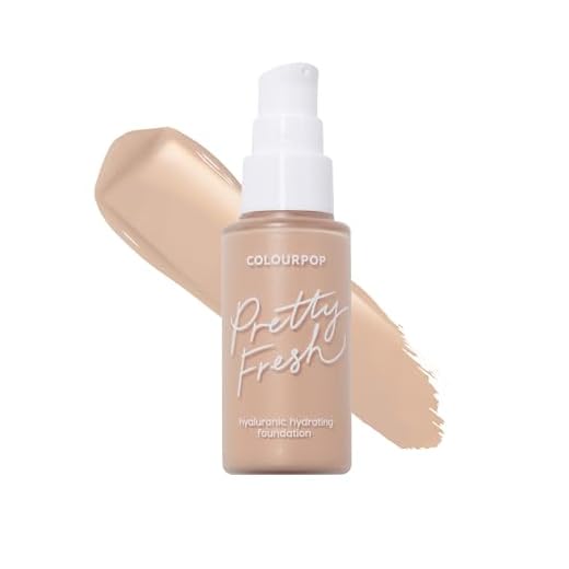 ColourPop Pretty Fresh Liquid Foundation - Hydrating Foundation with Medium, Buildable Coverage & a Natural Finish - Enriched with Hyaluronic Acid & Coconut Water - Light 60N (1 oz)