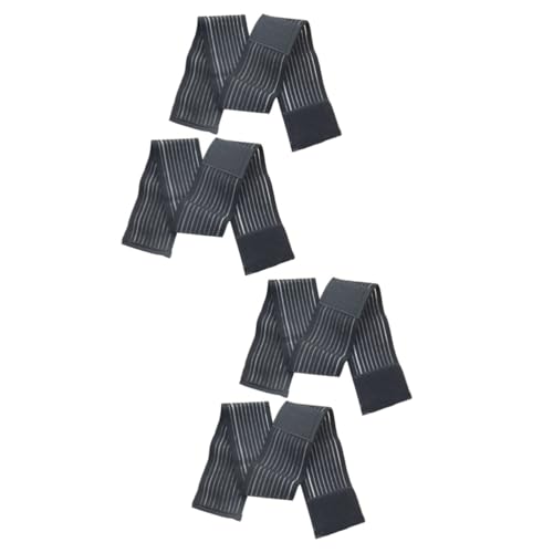 Gatuida 2sets Multi-Functional Compression Knee Brace Elastic Winding Strap for Men Sports Support for Running Basketball Fitness 2pcs*2