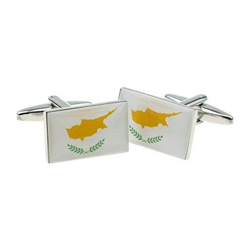 Mancuernillas Hombre Bandera Chipre Talla Única miniatura 1