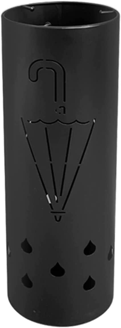 BHFPFZA Decorative Iron Umbrella Stand, Hollow Carved Design with Umbrella Motif, Versatile Storage Solution for Hallway, Entryway, or Home Decor