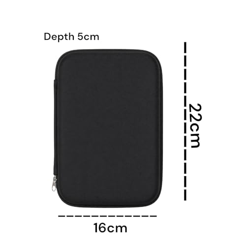 Image of IRONFIX TechMate Gadget Organizer Case | Travel Electronics Accessories Bag for Charger, Cables, Power Bank, Earphones & Hard Drive | Portable Waterproof Hard Pouch