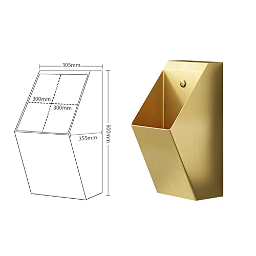Orinatoio in acciaio inox 304 con scarico verticale, ad induzione, adatto per uso domestico e commerciale, color negro miniatura 2