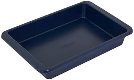 KitchenAid Nonstick Swiss Engineered Aluminized Steel Cake Pan, Dishwasher Safe, Ink Blue, 9 x 13 Inch - Thumbnail 4