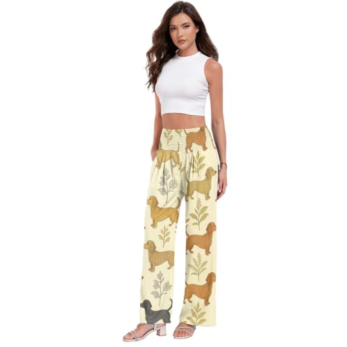 Pantalon de détente fin et respirant Dachshund Trail pour femme