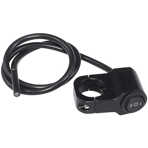 Delhi Store94 Apachiee Bike Universal PVC Switch | Two Way Dual Button | ON- OFF DC 12V | Bike handlebar Mount | Waterproof | Motorbike Fog Lamp/Head Light-image-10