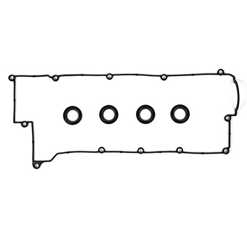 CNS Valve Cover Gasket Set (w/Spark Plug Tube Seals) Compatible with 03-12 Hyundai/KIA 2.0L 1975CC L4 DOHC (16-Valve)