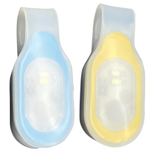 Linterna manos libres LED de silicona ligera con clip magnético GARVALON pack de 2