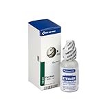 First Aid Only Eye Wash Solution, Sterile Isotonic Buffered Solution for Flushing & Irrigating Eyes, 1-oz Bottle