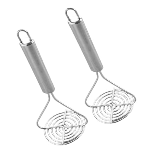 Kartoffelstampfer, 2 Stück, Kürbisstampfer, Handkartoffelstampfer, Reispresse, Handwerkzeug, Kartoffelpresse, Kartoffelpresse, Presser, Handstampfer, Handwerkzeuge, Gemüsestampfer, Stampfer, Holzwerkz