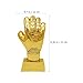 Award Trophy Goalkeeper Gold Trophy Cup Baseball Gloves Shape Large Trophies Cup for Match Sports Spelling Bee Competitions (8.26 X 4.7 Inches)