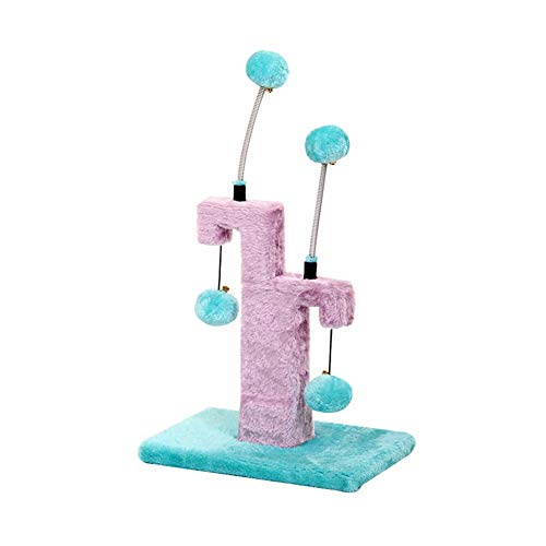 Arbre à chat confortable avec stick de jeu interactif et base stable - 2