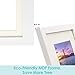 Frametory, Gallery Wall Frame Set of 7 Multiple Sizes 11x14, 8x10, 5x7 Picture Frame Collage with Mat for Prints, with Real Glass (White)