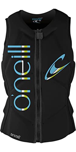 O'Neill Women's Slasher Comp Vest, Black/Black, 6