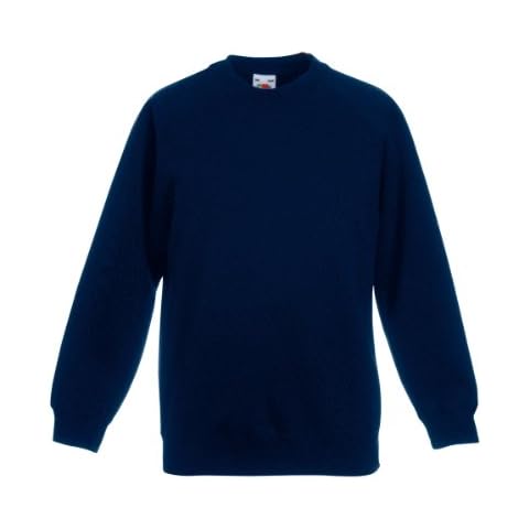 Direct Schoolwear R/N School Sweat Shirt Art no 7094 (7/8 YRS, Dark Navy) Cover