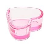 Petit récipient pour vernis à ongles en forme de cœur – ce petit récipient peut contenir divers liquides, ce qui en fait un outil polyvalent. petit récipient rose