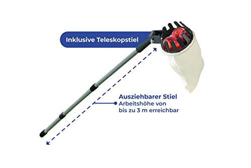 Obstpflücker WENKO Maximex mit Teleskopstiel und Fangbeutel