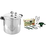 Presto 01784 23-Quart Induction Compatible Pressure Canner & Norpro 6-Piece Canning Set