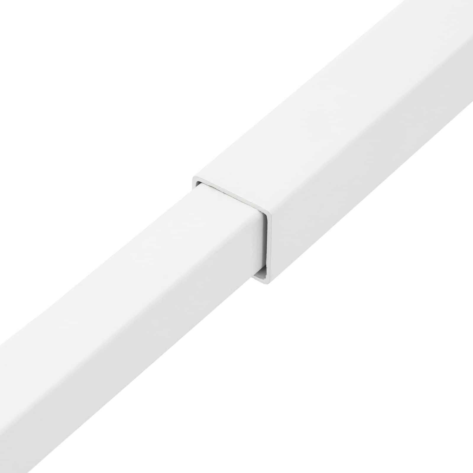 Barre de Sécurité Réglable 71-120 cm, Protection Anti-effraction Fenêtre (3, Blanc)