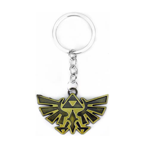 Legend of Zelda Llavero Hyrule Triforce Bird Logo Colgante Llavero