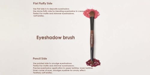 Image of 5-Piece Makeup Brush Set with Pouch | Professional, Vegan & Cruelty-Free | Face & Eye Essentials