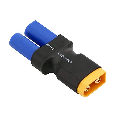 4 conectores adaptadores EC5 hembra a XT60 macho BDHI miniatura 4