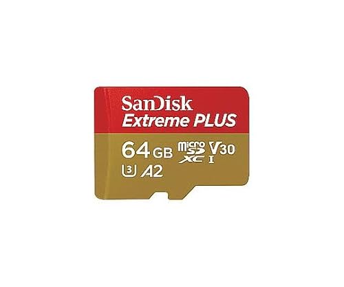TfBXN SanDisk Extreme PLUS microSDXC UHS-IJ[h 64GB SDSQXBU-064G-JB3MD [Class10 /64GB] SDSQXBU064GJB3MD
