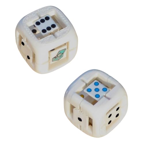 Innovative Dice for Monopoly Board Game. Levels Up The Game