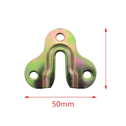Image of TAODAN 10PCS Connector Hooks Heavy Type Keyhole Hat Hooks 2X 1.7 inches Wooden Wall Plate with Single Hole for Hanging Plaques Picture Frame Picture Frame Clothes Hanger Mug Hanger