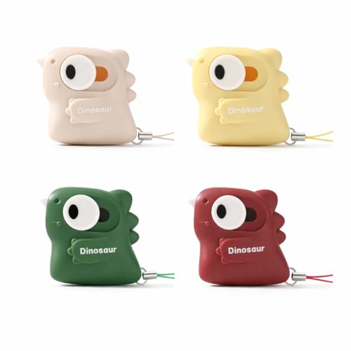 Image of 4 Pack Ceramic Box Cutter, Retractable, Mini, Cute, Box Opener, Built-In Magnetic, Small Box Cutter, Safe for Kids, Package Opener with Lanyard for Home, Office