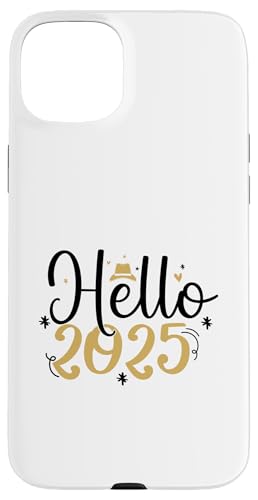 Coque pour iPhone 15 Plus Bonjour joyeux Bienvenue au Nouvel An 2025