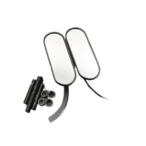 Retrovisores giratorios de aluminio para motos custom Dyna y Electra Glide