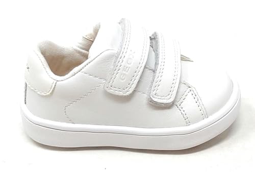 Geox Minicub B656TA chaussure blanche enfant premier pas