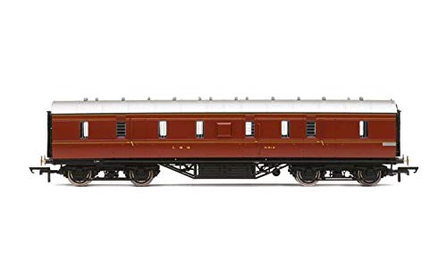 Hornby R4843 LMS, Period III 50’ Gangwayed Passenger Brake, 31010 - Era 3 Rolling Stock - Coach