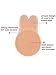 MITALOO Sticky Bra Push Up Lift Nipple Covers Adhesive Strapless Invisible Backless Bras Plunge Reusable for Women Beige