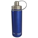 EcoVessel BOULDER TriMax Insulated Stainless Steel Water Bottle - 32 oz - Hudson Blue