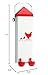 RentACoop 2 Gallon Chicken Waterer with Auto-Fill Cups, Horizontal Nipples, Anti-Roost Cone and Mounting Kit - Suitable for Chickens, Quail, Ducks, Geese, Turkey and More