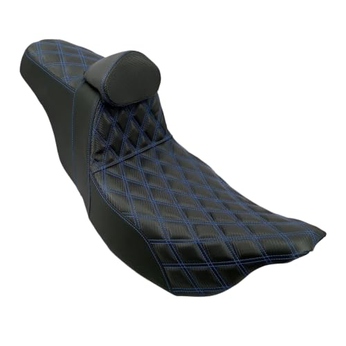 Selle biplace moto avec dossier pour Touring Electra et Road Glide 2009-2023